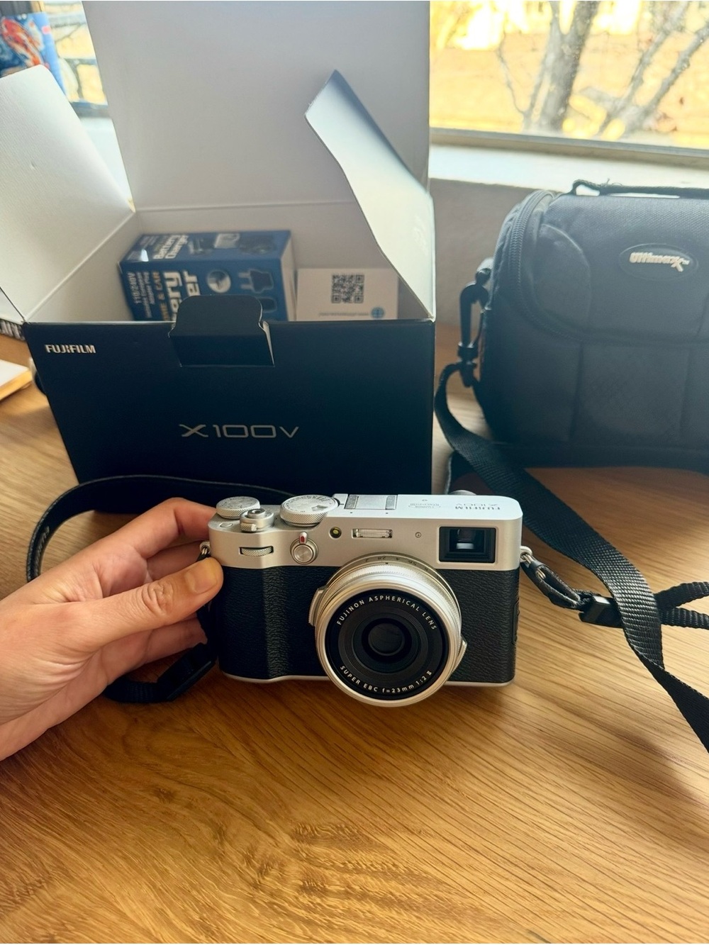FUJIFILM X100V Digital Camera (Silver)
